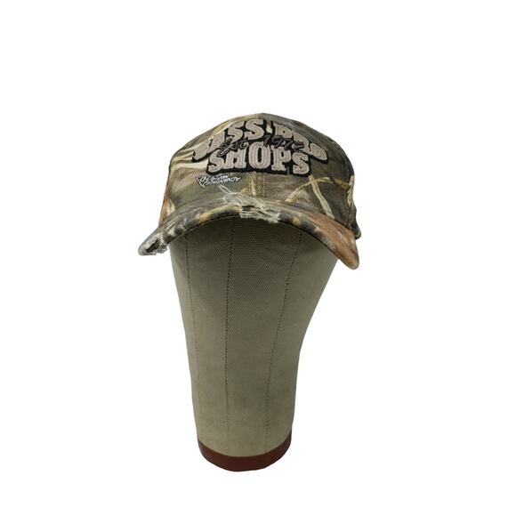 Bass Pro Shops Camo Strapback Hat OSFM Advantage Max 4 HD Camouflage Green Brown - Picture 1 of 11